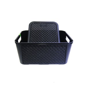 ORGANIZADOR RATTAN 5,8 LTS PRETA