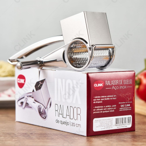 RALADOR DE QUEIJO INOX