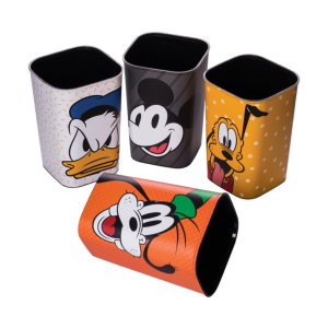 PORTA CANETAS PLASTICO DECORADO MICKEY E AMIGOS