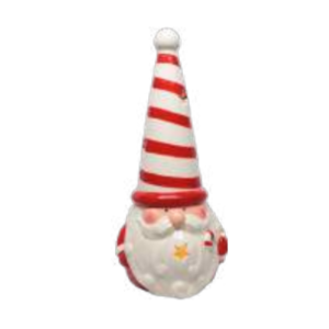 PAPAI NOEL CERAMICA C/ LED 11,3X9,5X24,3 CMS