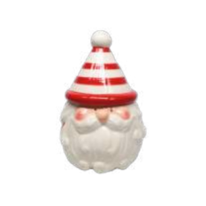 POTICHE CERAMICA NATAL C/ TAMPA PAPAI NOEL 9,8X9,5X12 CMS