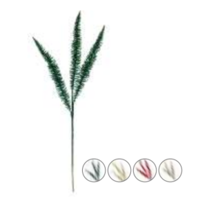 GALHO NATAL SAMAMBAIA C/ GLITTER 90 CMS SORTIDO