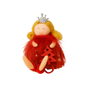 ANJO NATAL PENDURAR VERMELHO 17CM SD