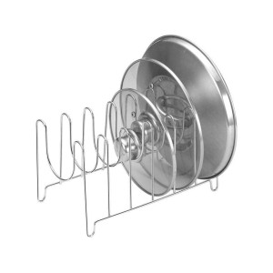 ORGANIZADOR CROMADO DE TAMPAS DE APOIAR