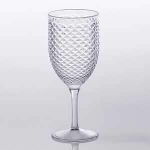 TAÇA ACRÍLICO VINHO/ÁGUA 480ML TRANSPARENTE