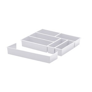 ORGANIZADOR TALHERES C/ EXTENSOR BRANCO 40X33X6,5