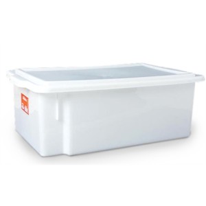 CAIXA PLÁSTICA 530 C/ TAMPA 24,5 LTS